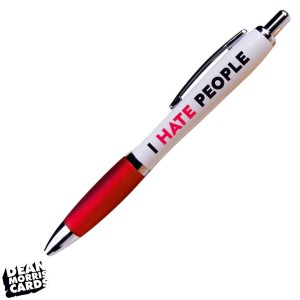 Химикалка "Мразя хората"